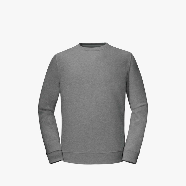 SCHÖFFEL-Sweatshirt aus BIO-Baumwolle, Mittelgrrau meliert