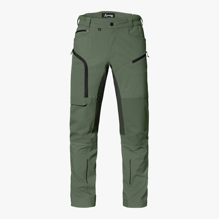 SCHÖFFEL-Robuste Cordura-Softshellhose, Grün