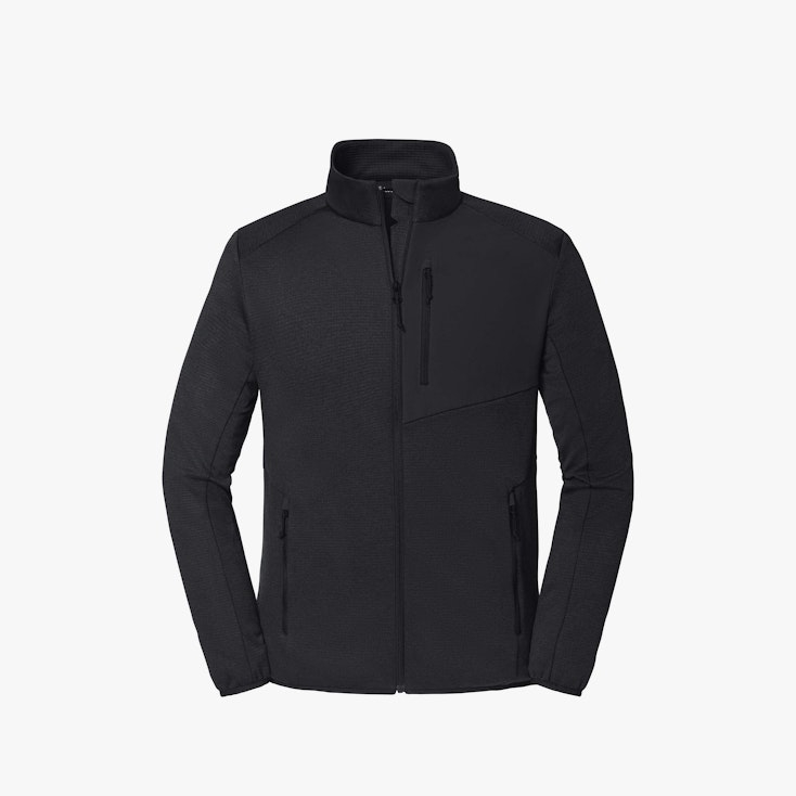 SCHÖFFEL-Leichte, Elastische Fleecejacke, Schwarz