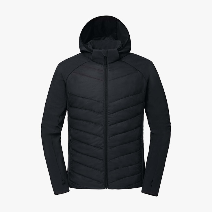 SCHÖFFEL-Sportliche Hybridjacke, Schwarz