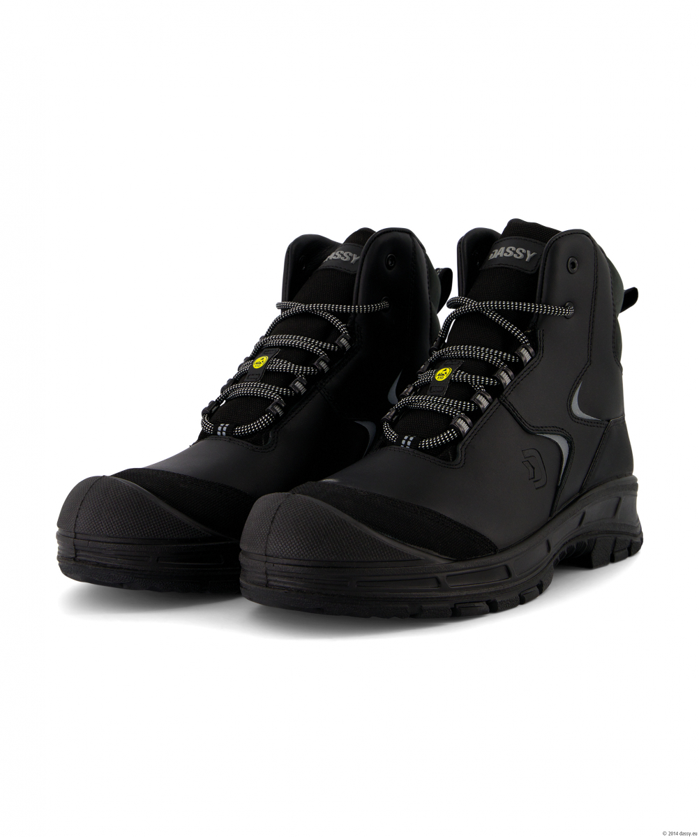 DASSY-S3-Sicherheitsschnürstiefel SETH, schwarz