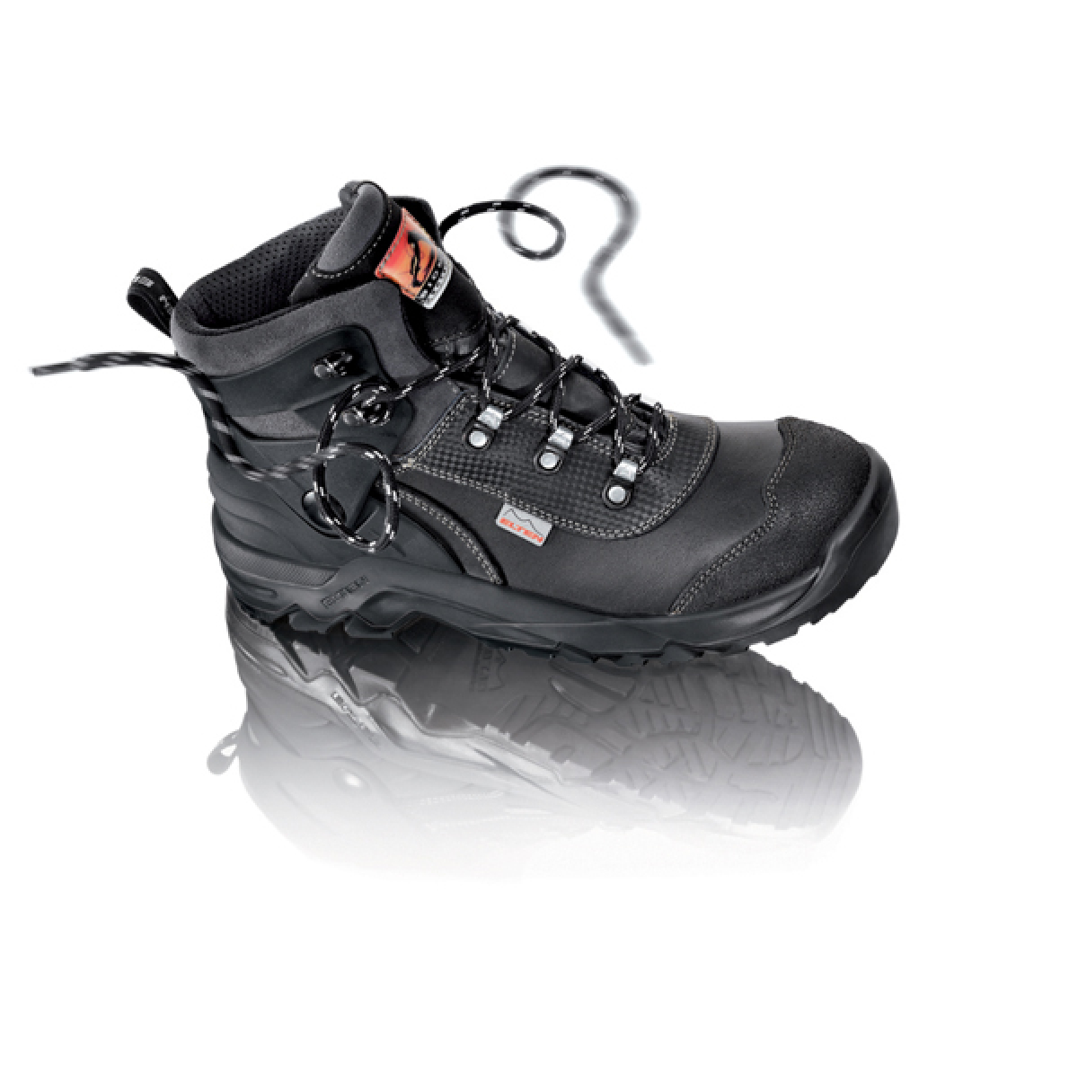 ELTEN-Footwear, Arbeits-Berufs-Sicherheits-Schuhe, Schnürstiefel, Dino black S3