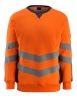 MASCOT-Workwear, Warnschutz-Sweatshirt, Wigton,  310 g/m, orange/schwarzblau