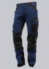 BP-HYBRID-ARBEITSHOSE, leicht, Stretcheinsätze, Kniepolstertaschen, Farbe:nachtblau/ schwarz