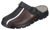 ABEBA-Footwear, Damen-und Herren-Arbeits-Berufs-Sicherheits-Clogs, Dynamic ESD gerecht 37315 schwarz/braun