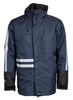 ELKA-Workwear, Rainwear-Wetter-Schutz, Regen-Jacke, m. herausnehmbarem Futter, marine/schwarz