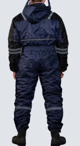 OCEAN® Breathable Work Thermo Coverall, dark navy