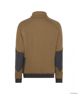 DASSY® Velox Next Sweatshirt, lehmbraun/anthrazitgrau