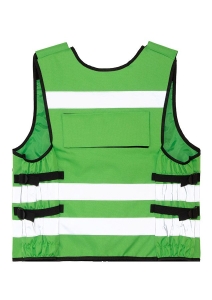 Korntex® Tactical Warnweste Stammheim - Elastischer Bund und 360° Sichtbarkeit - Grün