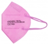 PSA-FFP2-Maske, Einwegmaske, Atemschutz, Mundschutz, rosa, VE = 10 Stück